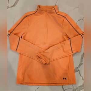 Under Armour Vibrant Orange Half-Zip Top